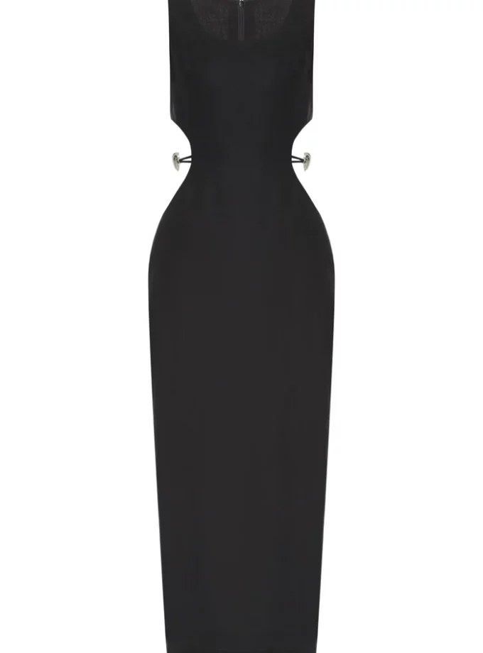 Сукня Jamemme Serena лляна чорна