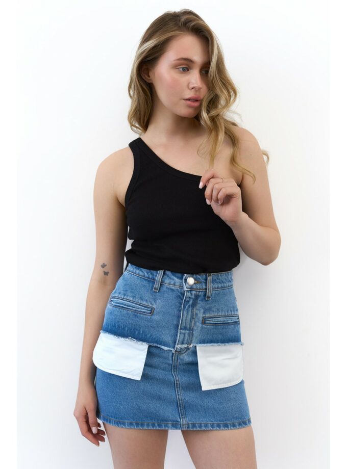 Спідниця Aisenberg denim міні з кишенями