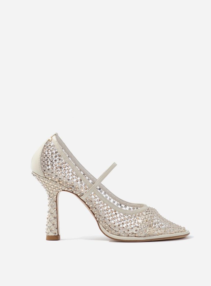 Туфлі Kachorovska мережа стразова T0060