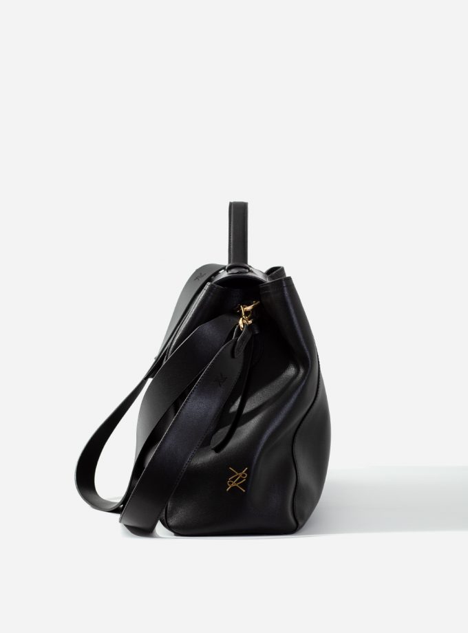 Сумка Kachorovska Ernestina Bag шкіра чорна/золото