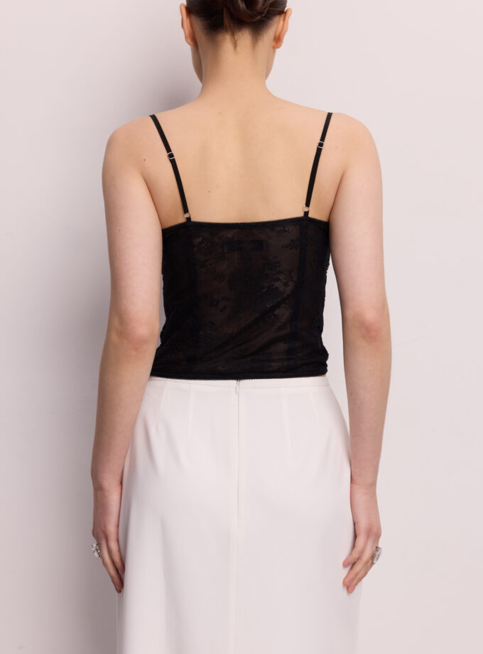 Топ BAZHANE Provocateur top чорний