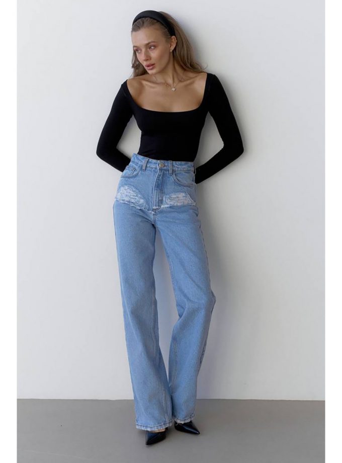 Джинси Aisenberg denim Samantha блакитні