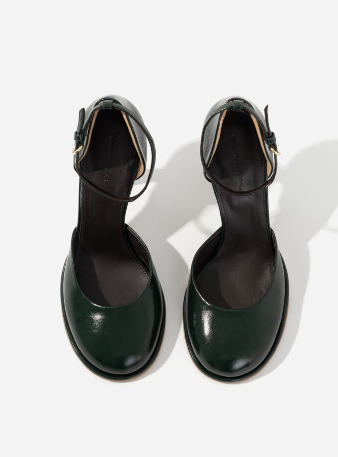 Туфлі Kachorovska AMANDA темно-зелені