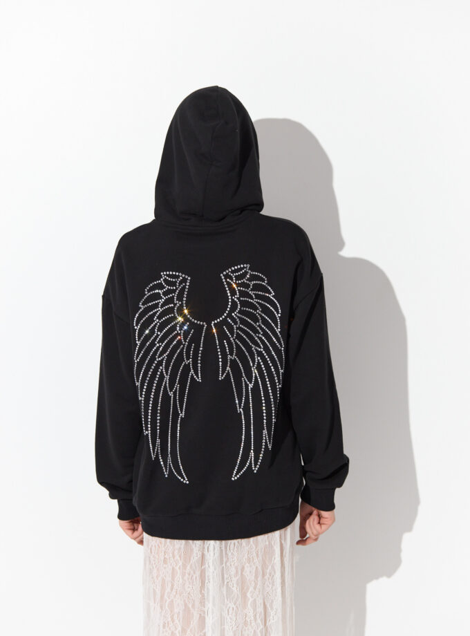 Худі Zigzag чорний Крила