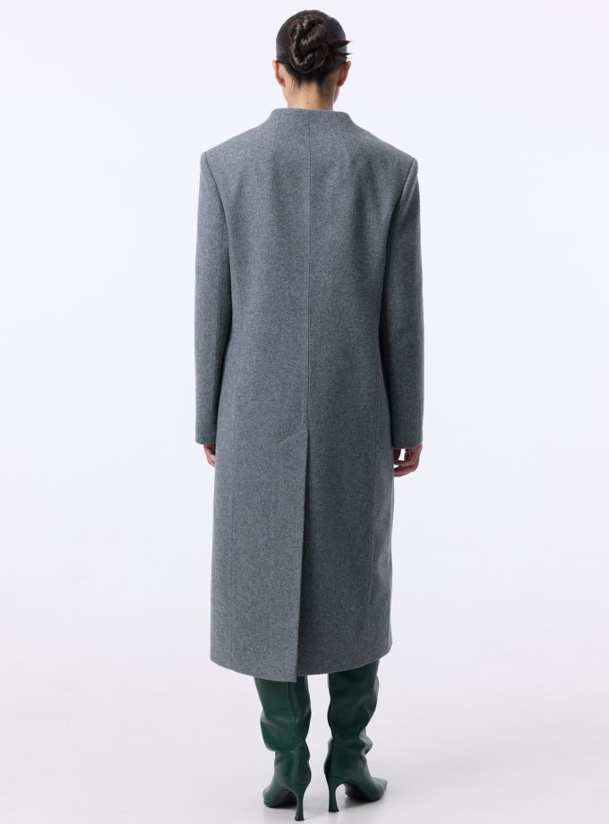 Пальто Bazhane Structured coat сірий