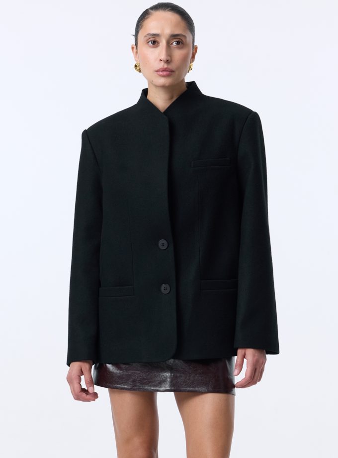 Пальто-жакет Bazhane Lucid jacket чорний