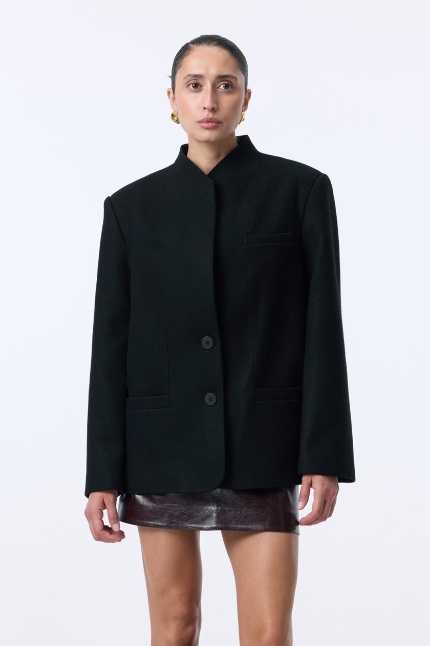 Пальто-жакет Bazhane Lucid jacket чорний
