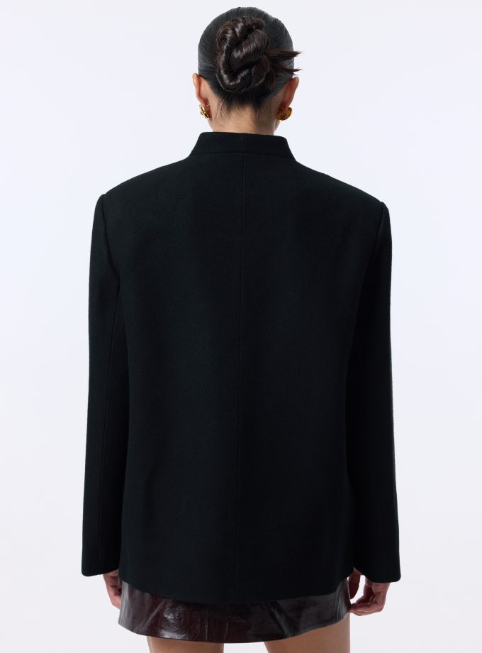 Пальто-жакет Bazhane Lucid jacket чорний