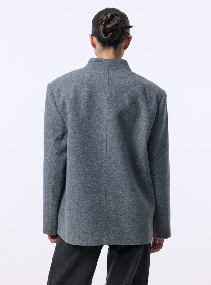 Пальто-жакет Bazhane Lucid jacket сірий