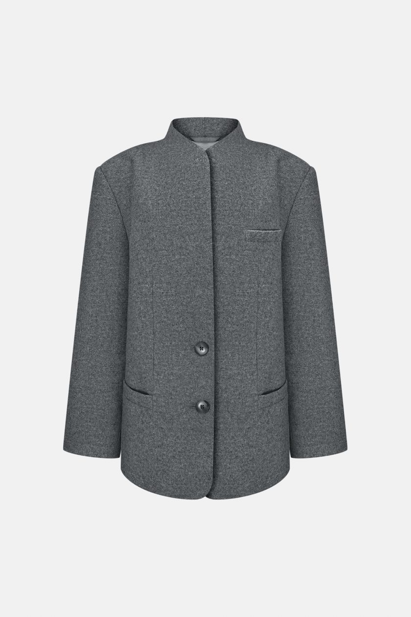 Пальто-жакет Bazhane Lucid jacket сірий - Зображення 3