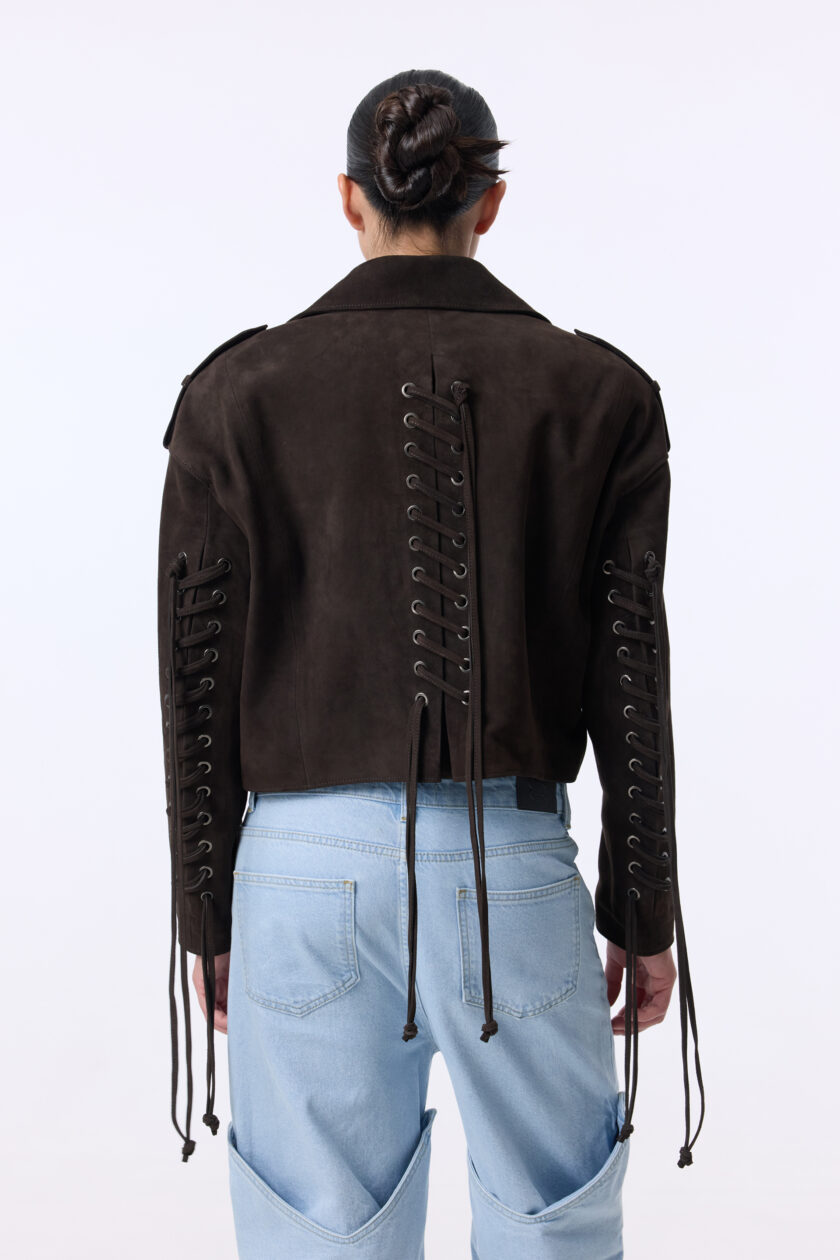 Куртка Bazhane шкіряна Hitch leather jacket шоколадний - Зображення 2