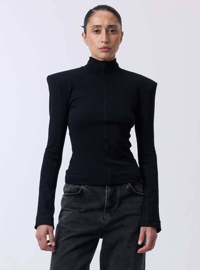 Лонгслів Bazhane Fearless longsleeve чорний