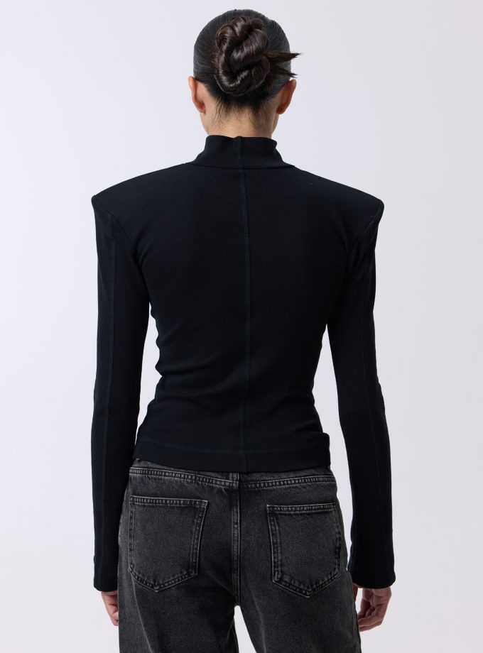 Лонгслів Bazhane Fearless longsleeve чорний