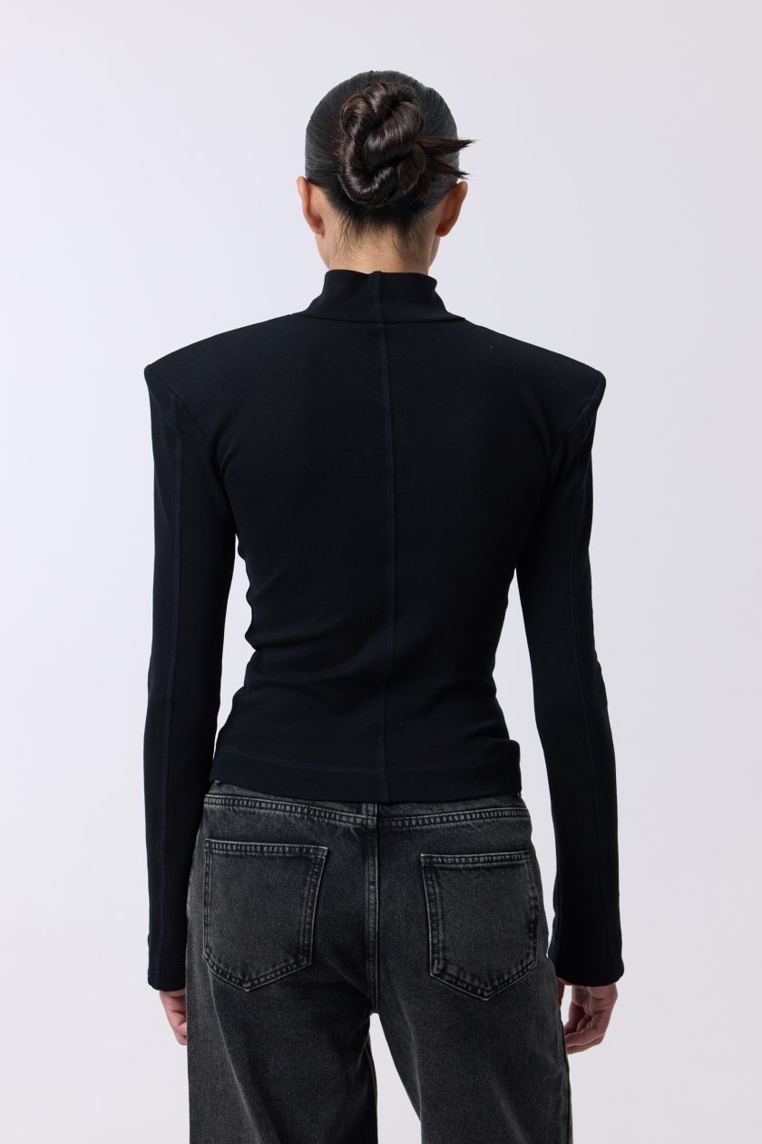 Лонгслів Bazhane Fearless longsleeve чорний - Зображення 2