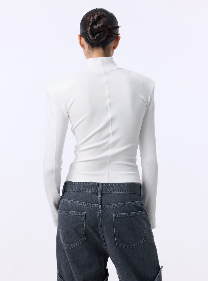 Лонгслів Bazhane Fearless longsleeve молочний