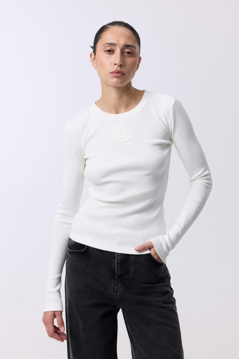 Лонгслів Bazhane longsleeve молочний