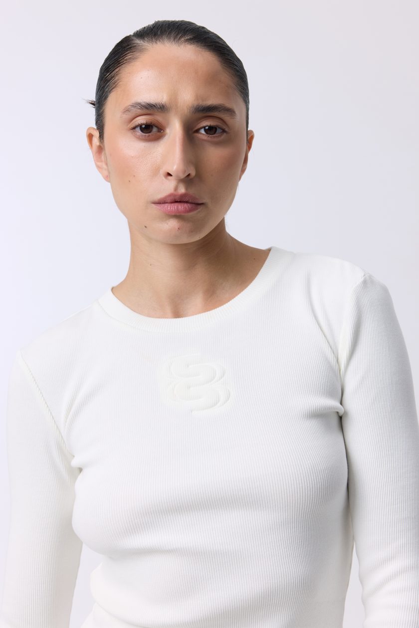 Лонгслів Bazhane longsleeve молочний - Зображення 3