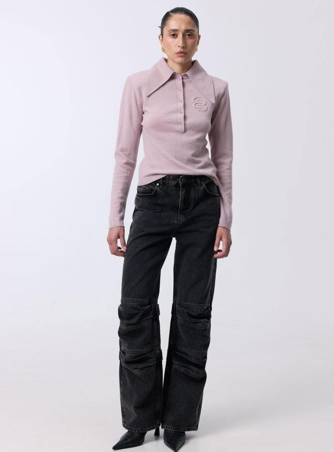 Джинси Bazhane Bulky jeans сірий
