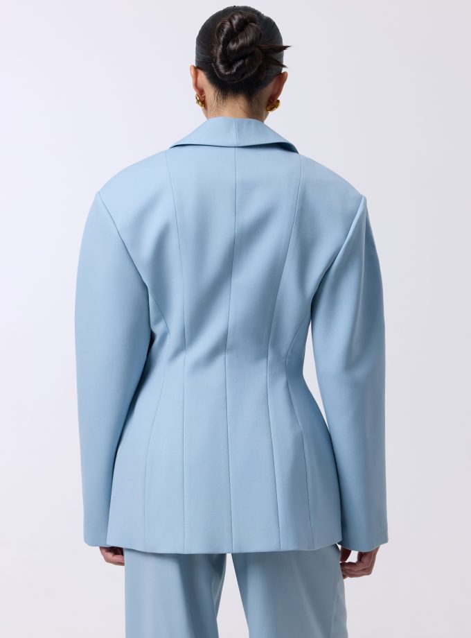 Жакет Bazhane Hourglass jacjet блакитний