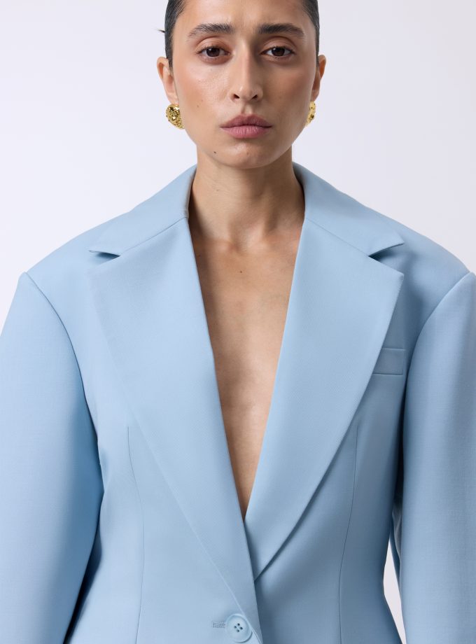 Жакет Bazhane Hourglass jacjet блакитний