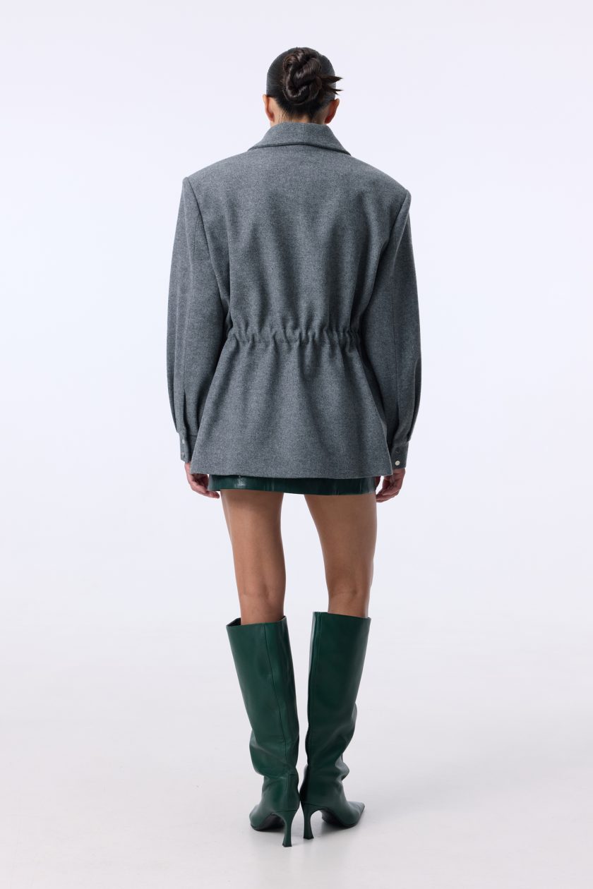 Пальто-парка Bazhane Mackintosh jacket сірий - Зображення 3