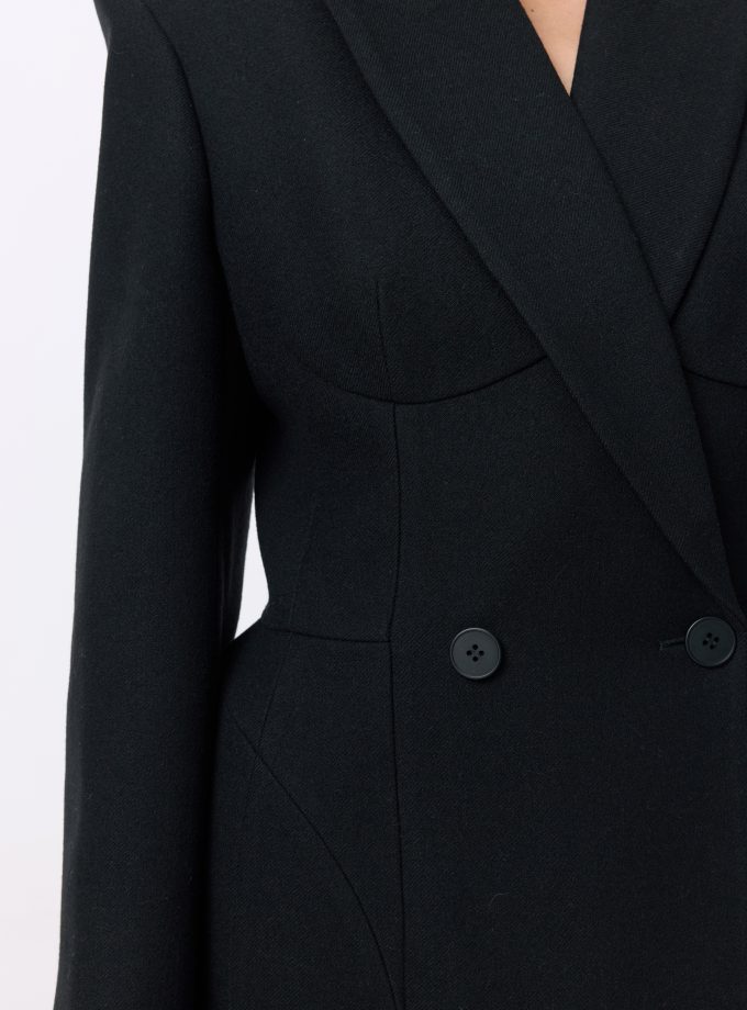 Пальто Bazhane Noir coat чорний