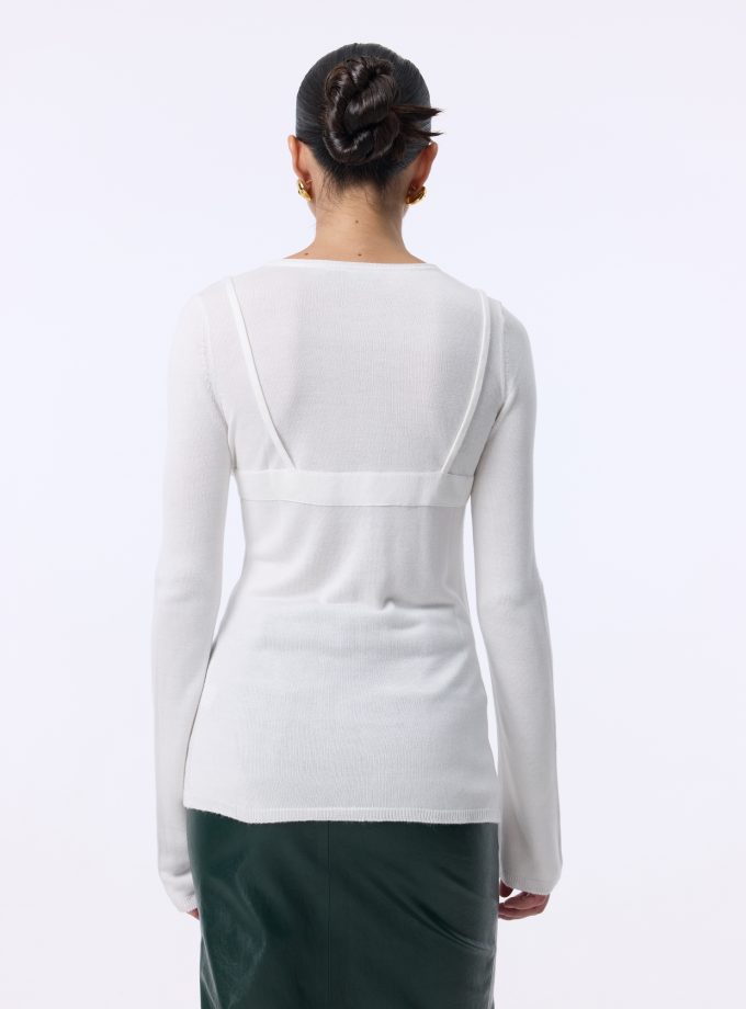 Кардиган Bazhane Lush cardigan молочний