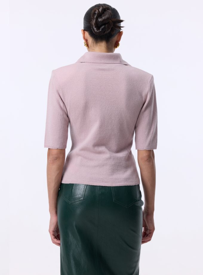 Поло Bazhane Cardinal polo з коротким рукавом рожевий