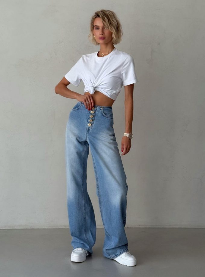 Джинси Aisenberg denim Buttons блакитні