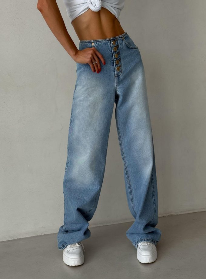 Джинси Aisenberg denim Buttons блакитні