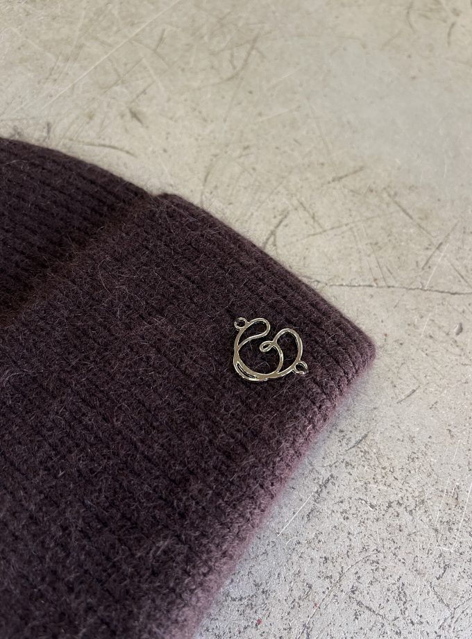 Шапка Gasanova тепла коричнева