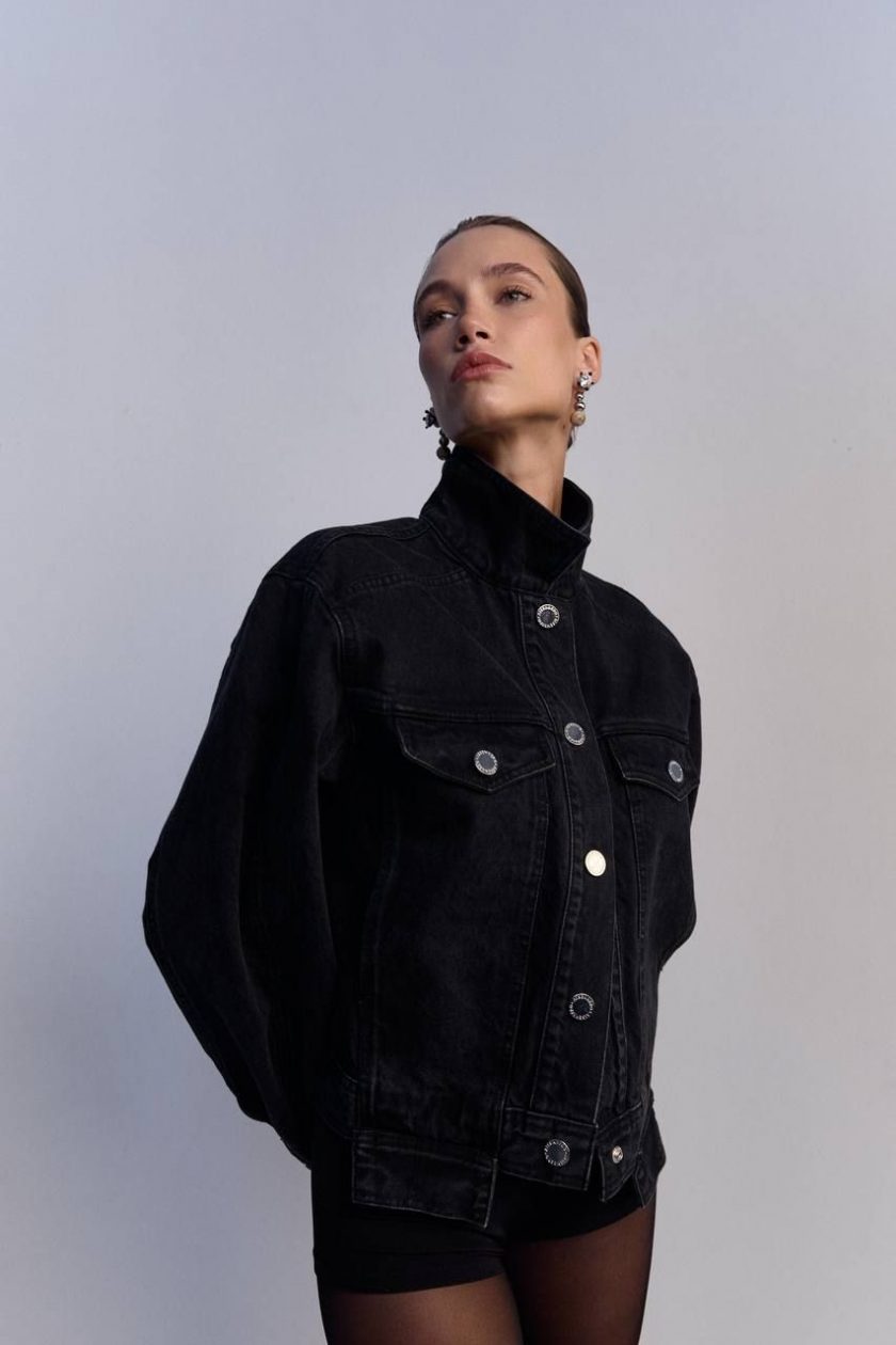 Куртка Aisenberg denim Hit чорна - Зображення 3