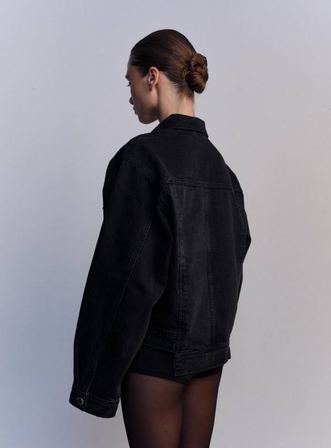 Куртка Aisenberg denim Hit чорна