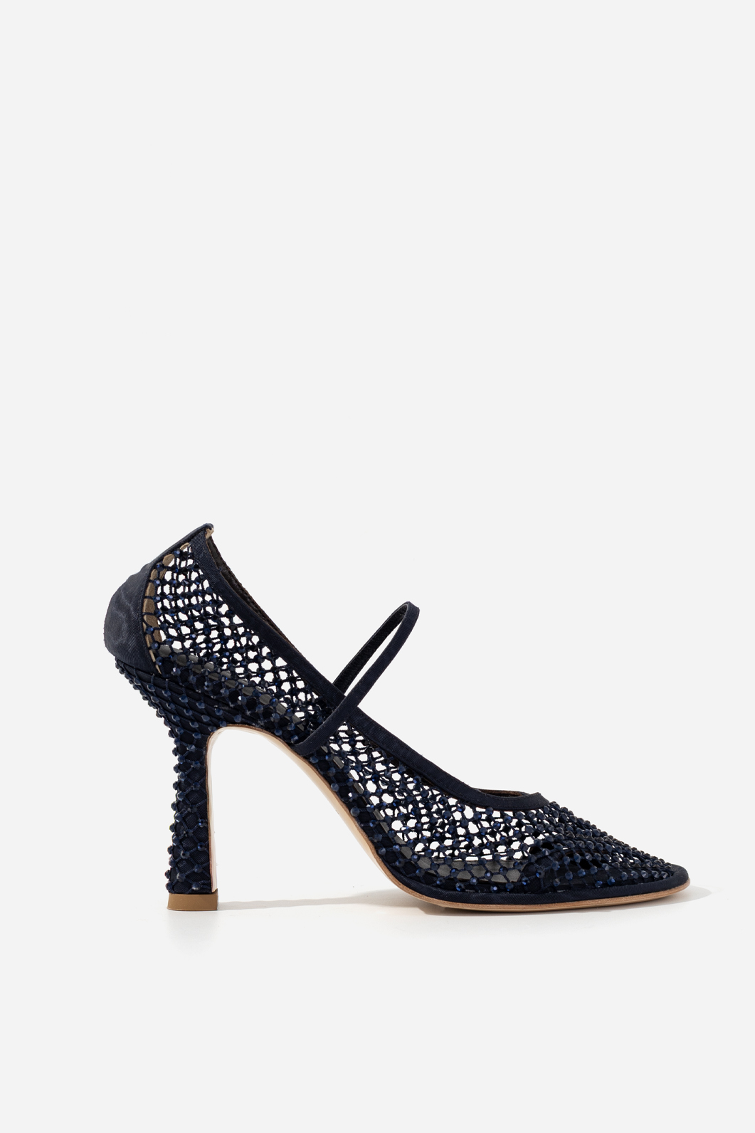 Туфлі Kachorovska JERRY сині з кристалами - Зображення 4