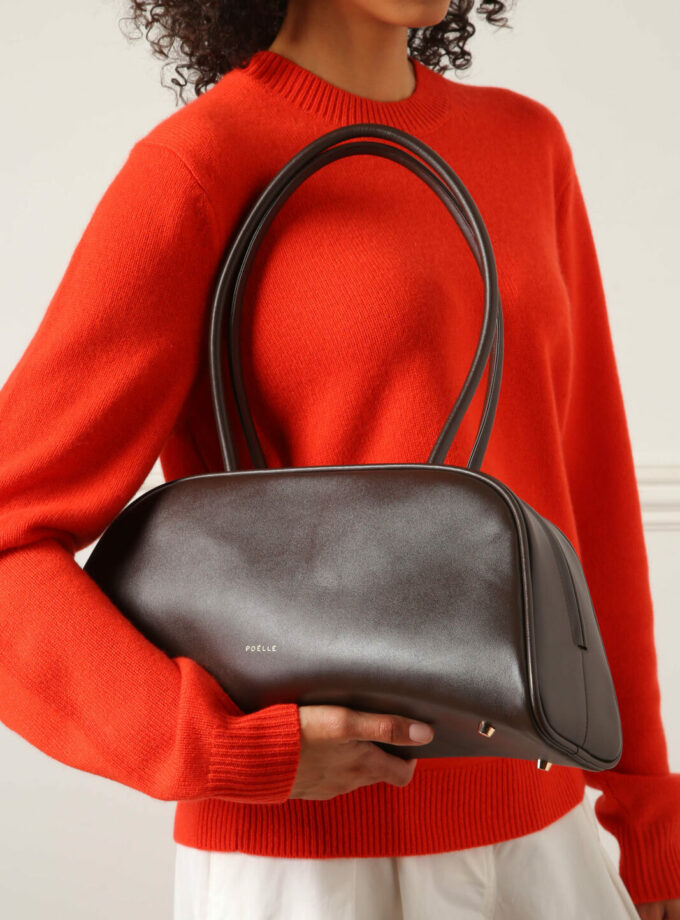 Сумка Poelle Queen bag коричневий