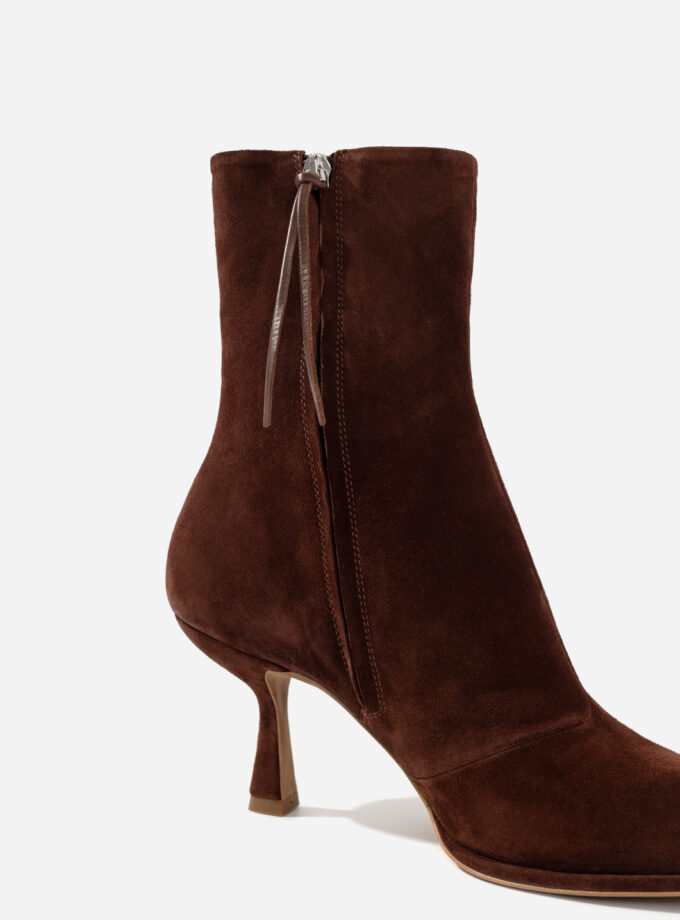 Черевики Kachorovska BLANCA темно-коричневі замшеві