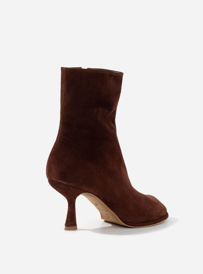 Черевики Kachorovska BLANCA темно-коричневі замшеві