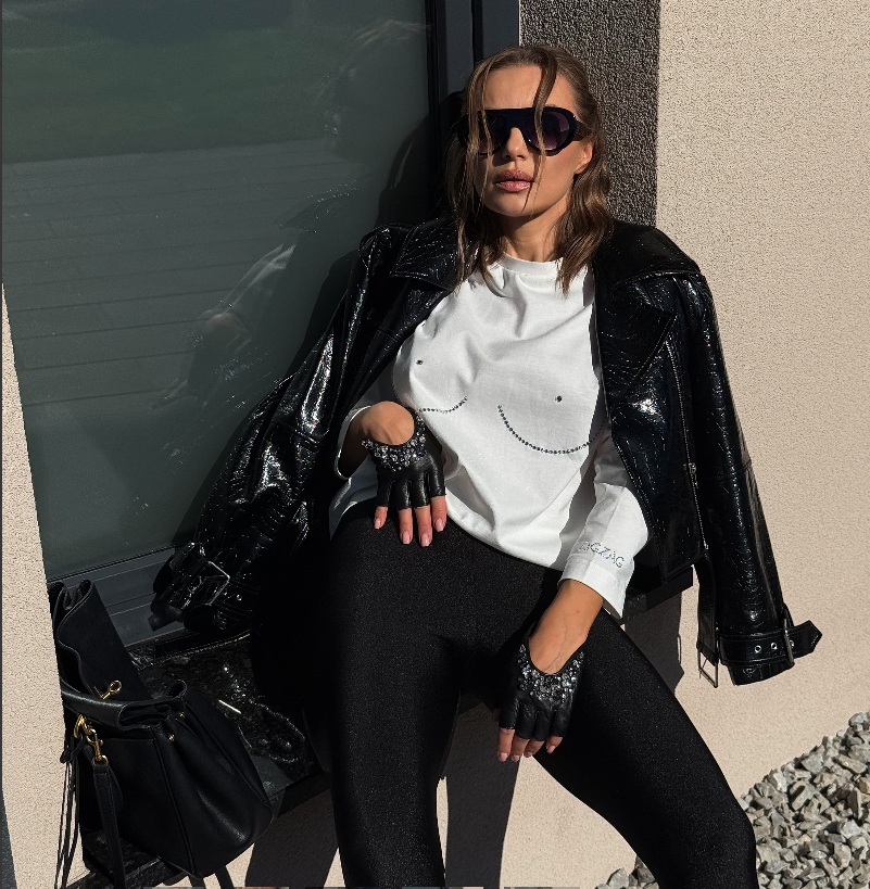 Лонг Zigzag бюст молочний