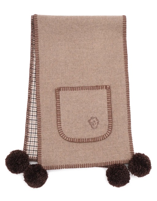 Шарф Gunia кашеміровий коричневий