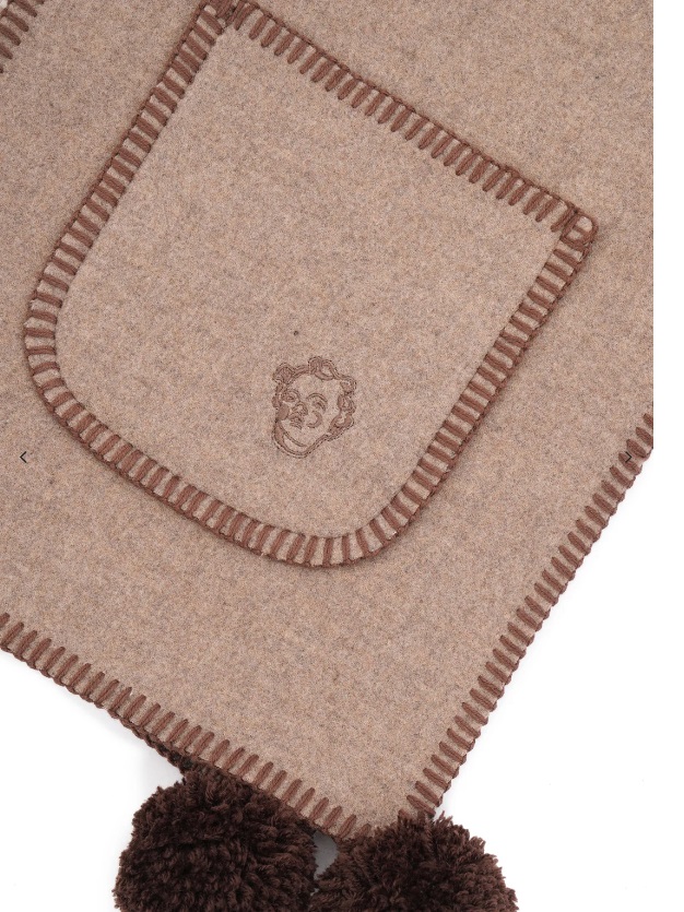 Шарф Gunia кашеміровий коричневий