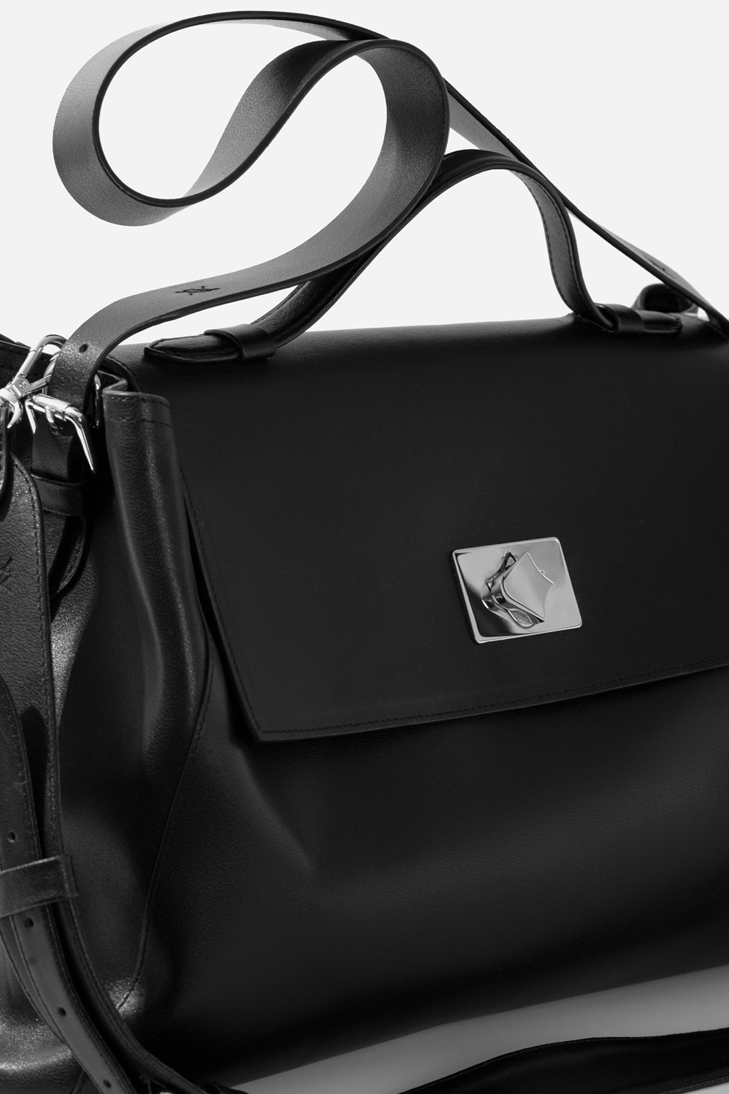 Сумка Kachorovska Ernestina Bag шкіра чорна/срібло - Зображення 2