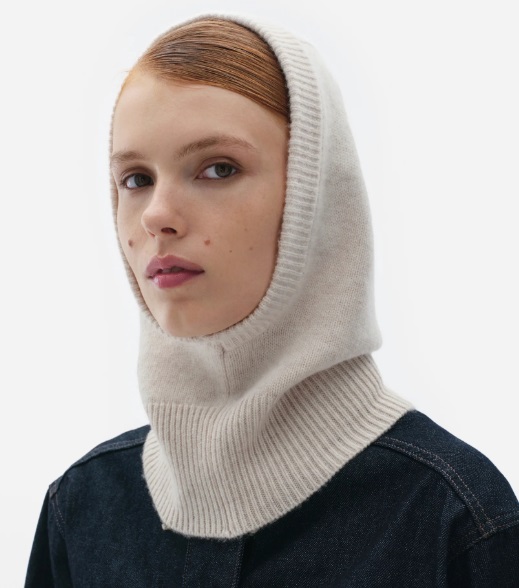 Балаклава Gunia з кашеміру молочна