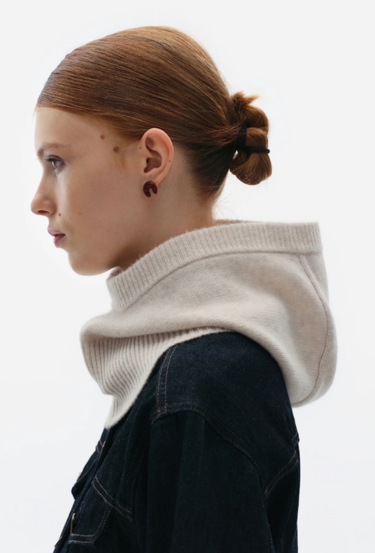 Балаклава Gunia з кашеміру молочна