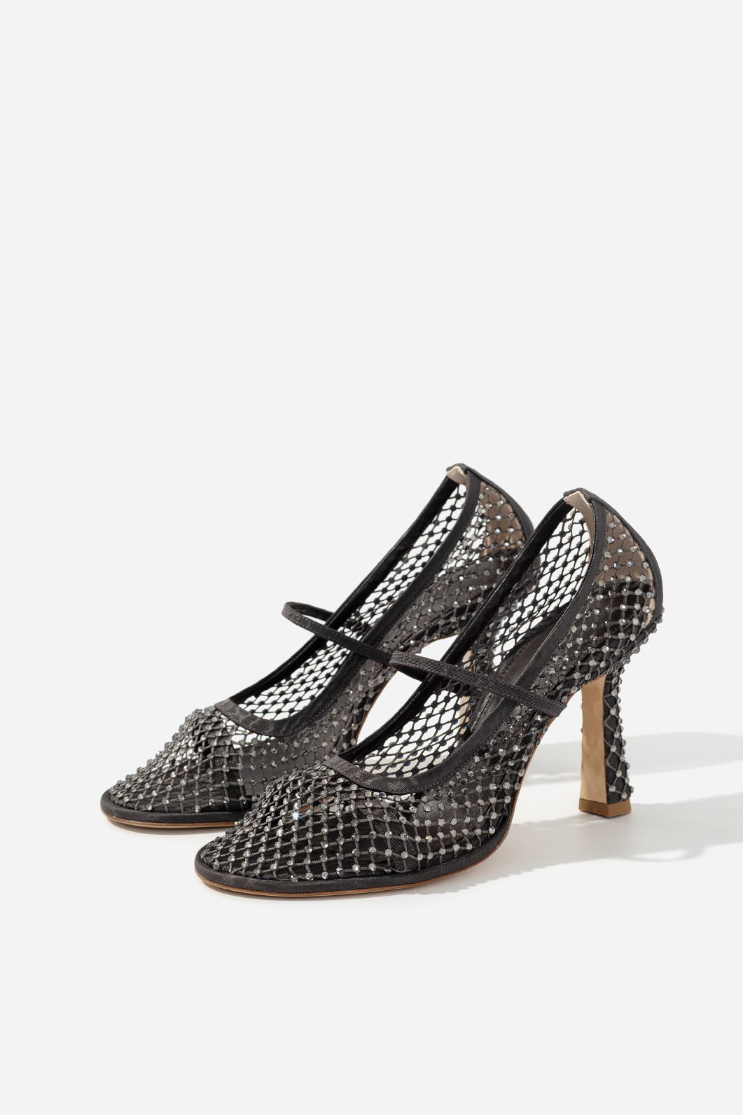 Туфлі Kachorovska JERRY сірі з кристалами