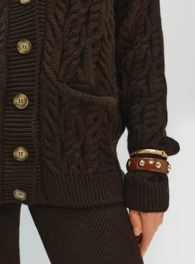 Кардиган O.TAJE DENIELA шоколад