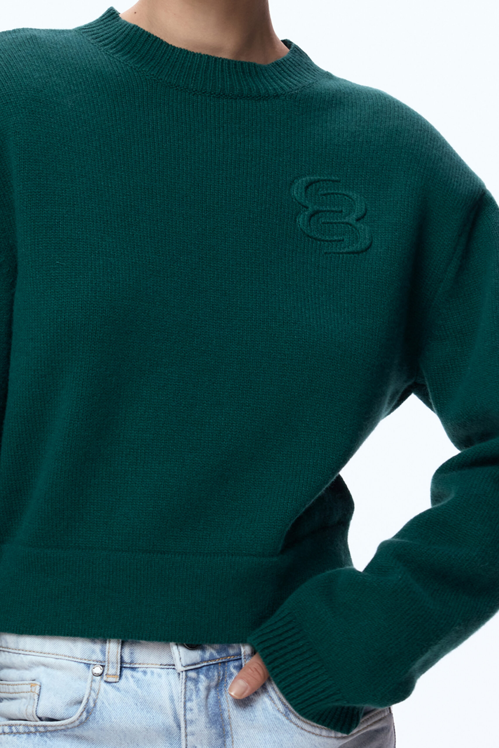 Светер Bazhane Pumped sweater зелений - Зображення 3