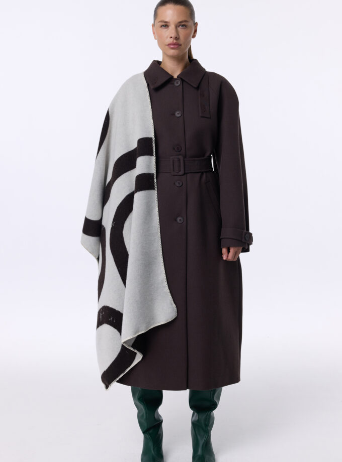 Шарф Bazhane Char scarf темно-шоколадний