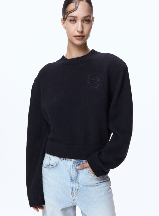Светер Bazhane Pumped sweater чорний