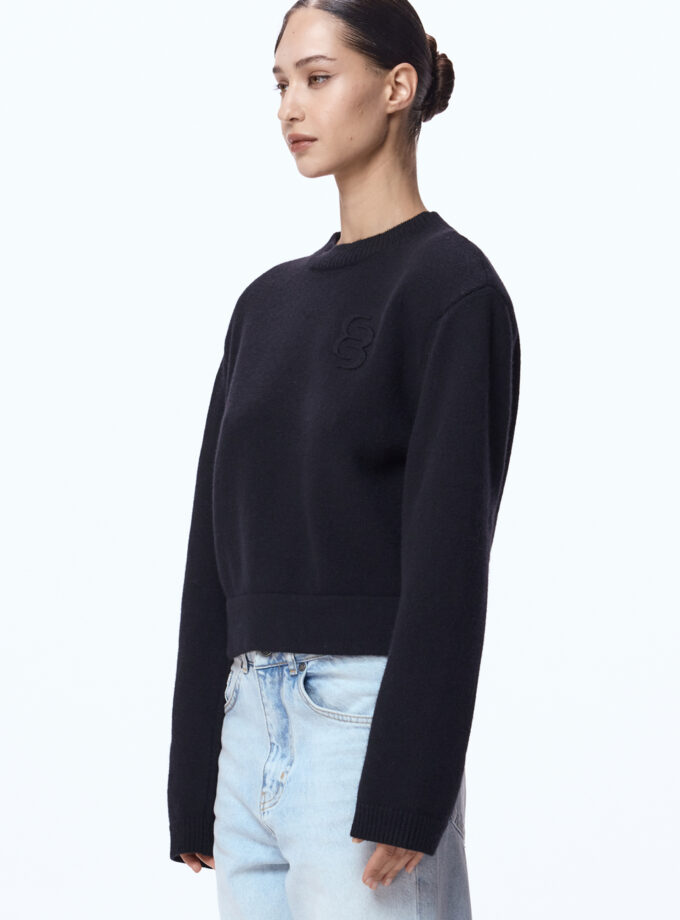 Светер Bazhane Pumped sweater чорний