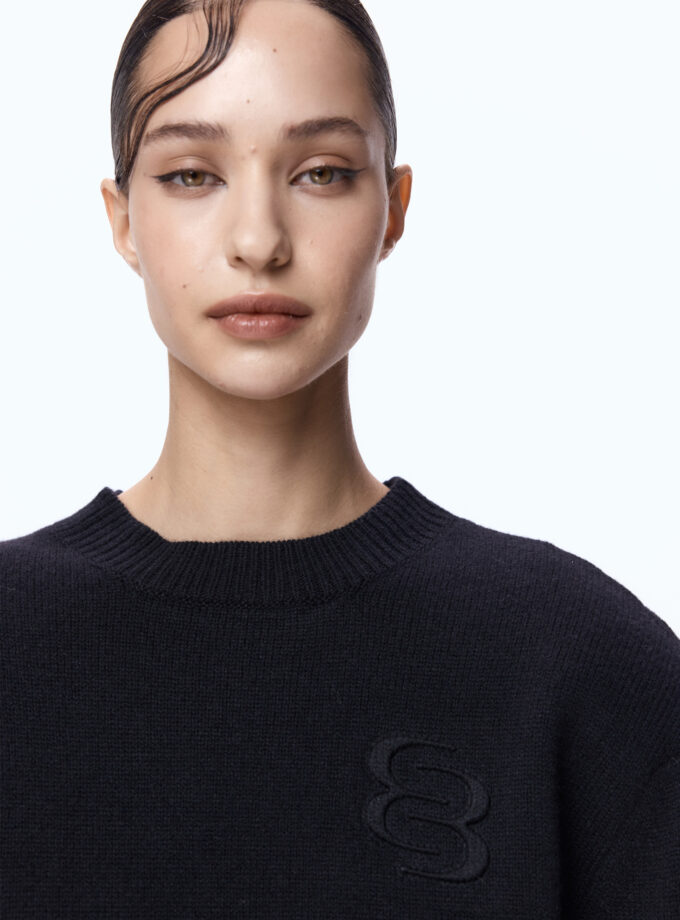 Светер Bazhane Pumped sweater чорний